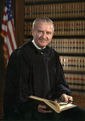 Official Photograph of Justice John Paul Stevens, January 1976.