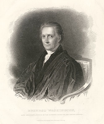 Associate Justice Bushrod Washington of Virginia, circa 1831–1832.